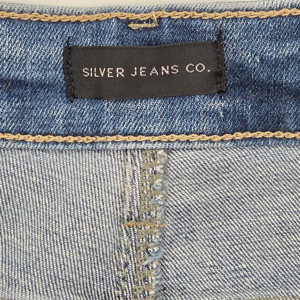 Silver Jeans Co Grayson‎ Straight Leg 38x32 Indigo Blue Max Flex Classic Fit